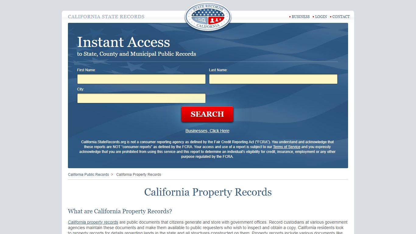 California Property Records | StateRecords.org